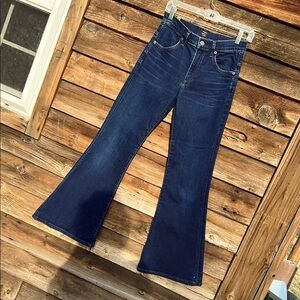 Citizens Of Humanity Dark Blue Flare Jeans